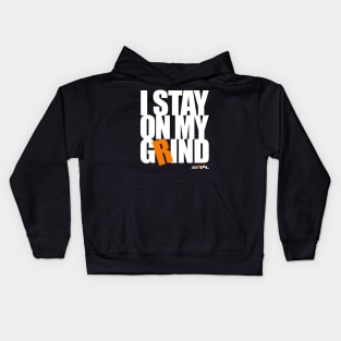 I Stay On My Grind Kids Hoodie